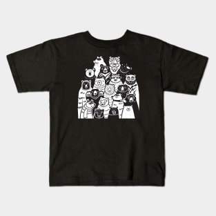 Black and White Bears Kids T-Shirt